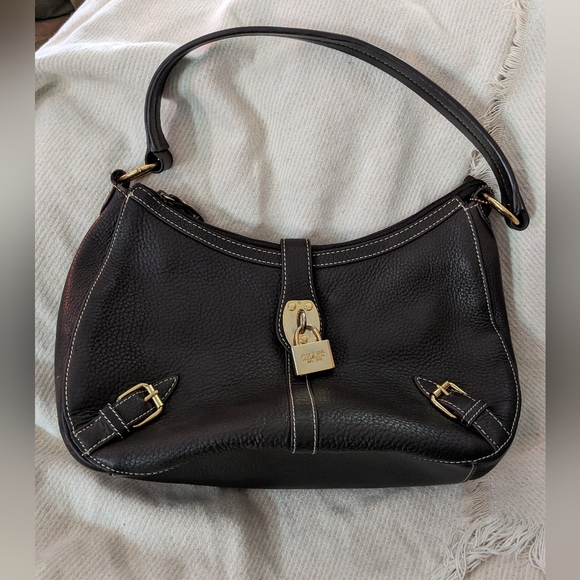 Chaps Bags Vintage Chaps Leather Handbag Poshmark